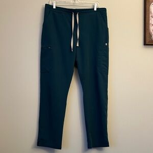 Figs Yola Scrub Pants in Caribbean Blue